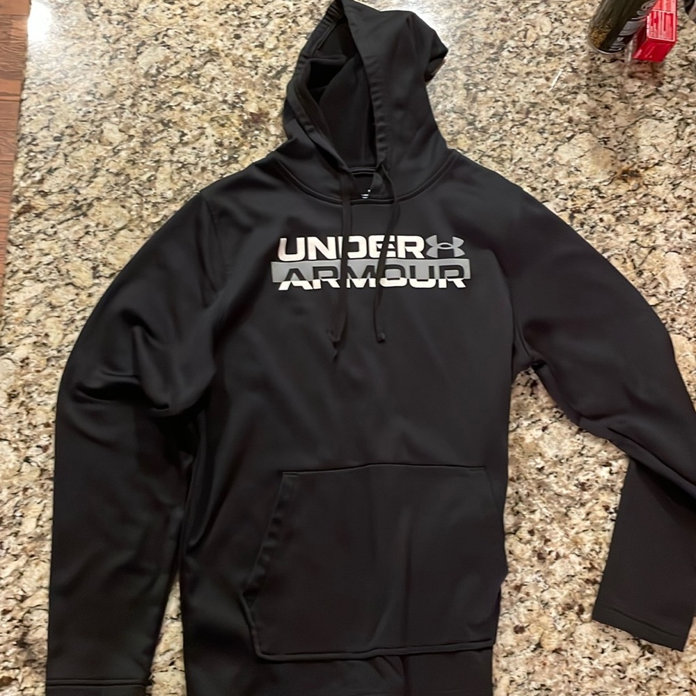 Black mens Under Armour hoodie